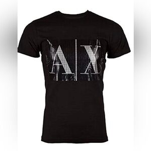 Armani Exchange Black Graphic Tee